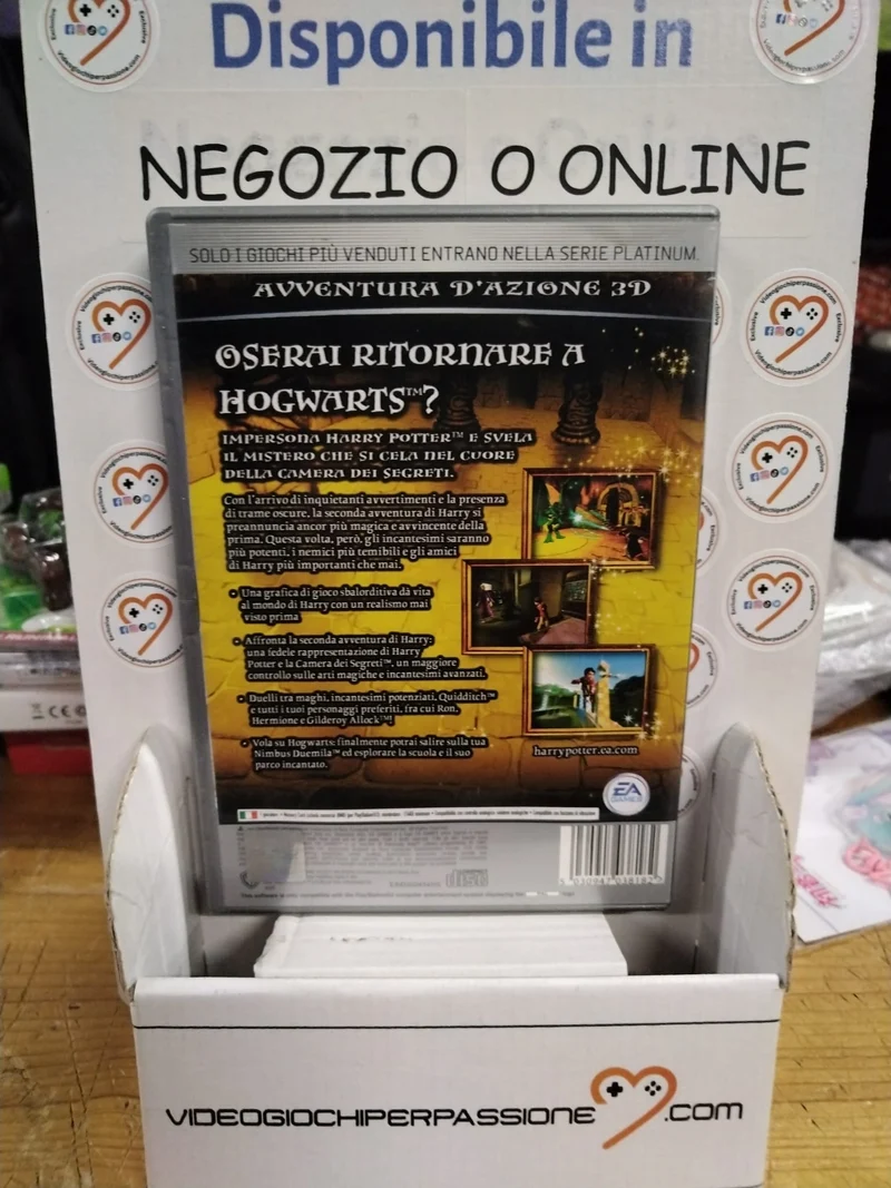 HARRY POTTER E LA CAMERA DEI SEGRETI PS2 (usato)(ver. italiana)