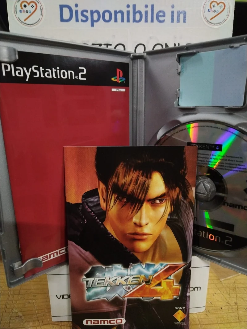 TEKKEN 4 PLAYSTATION 2 PLATINUM versione italiana (usato garantito)