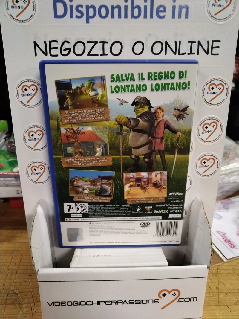 SHREK TERZO PS2 (usato garantito)(completamente in italiano)