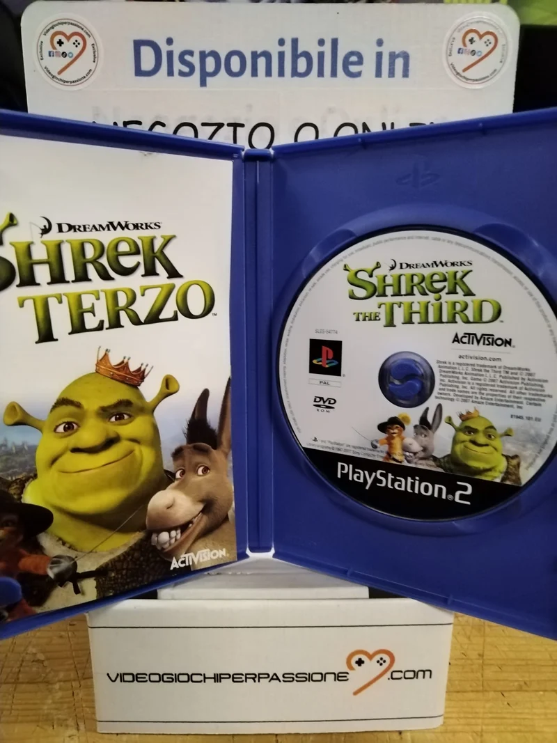 SHREK TERZO PS2 (usato garantito)(completamente in italiano)