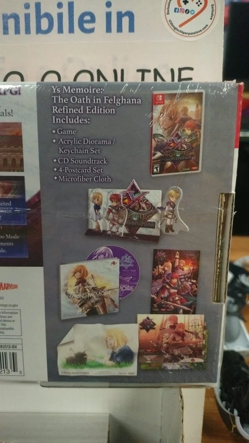 Ys Memoire: The Oath in Felghana - D1 Refined Edition Nintendo Switch Edizione Americana