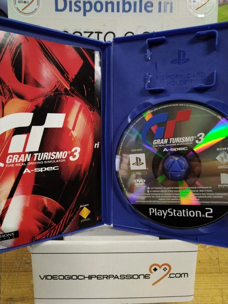 GRAN TURISMO 3 A-SPEC PS2 (usato garantito)(ver. europea)
