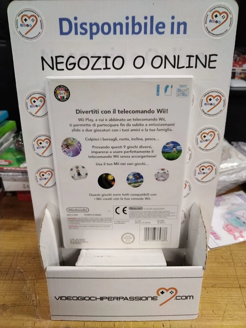 WII PLAY NINTENDO WII (usato garantiti)(versione europea)