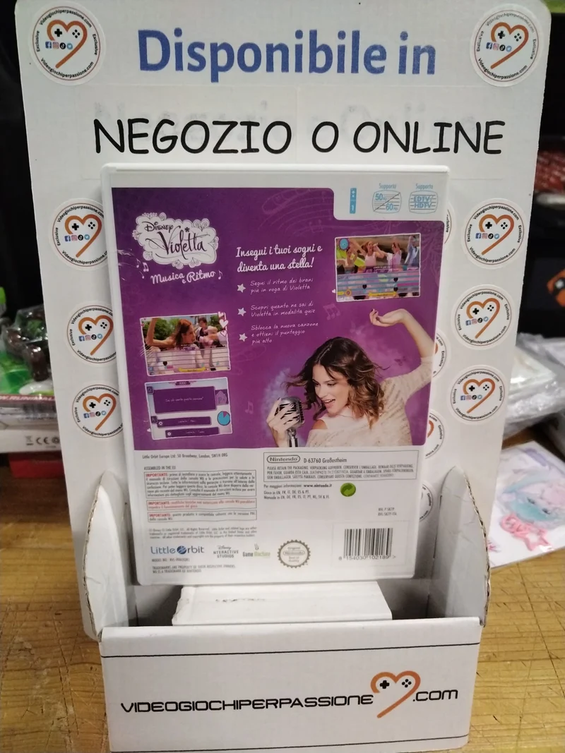DISNEY VIOLETTA MUSICA E RITMO NINTENDO WII (usato)(ver. italiana)