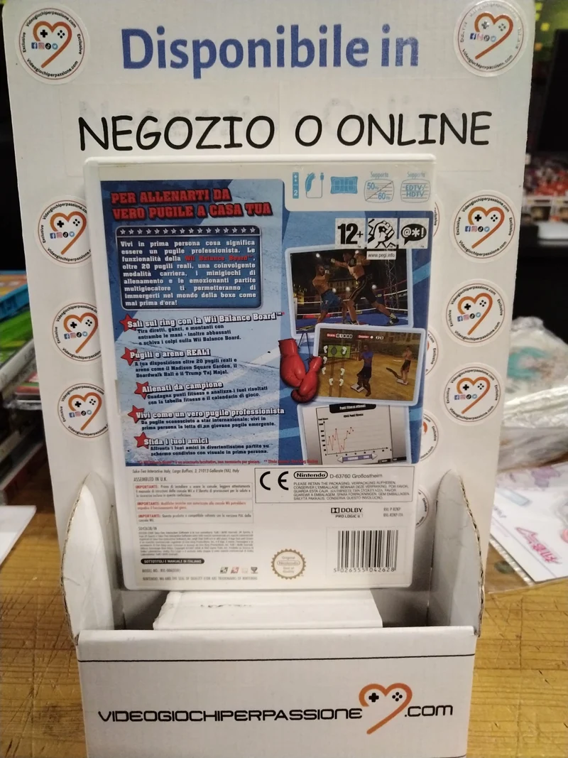 DON KING BOXE NINTENDO WII (usato garantito)(ver. italiana)