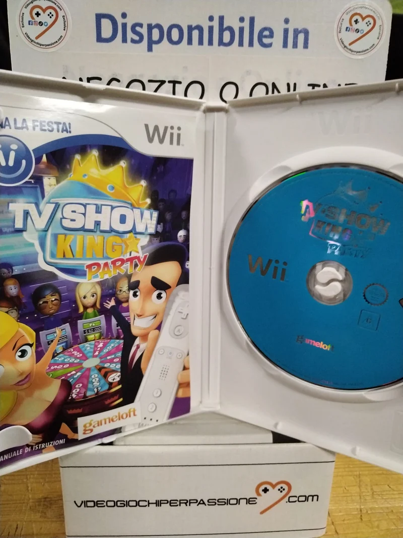 TV SHOW KING PARTY NINTENDO WII (usato garantito)(ver. italiana)