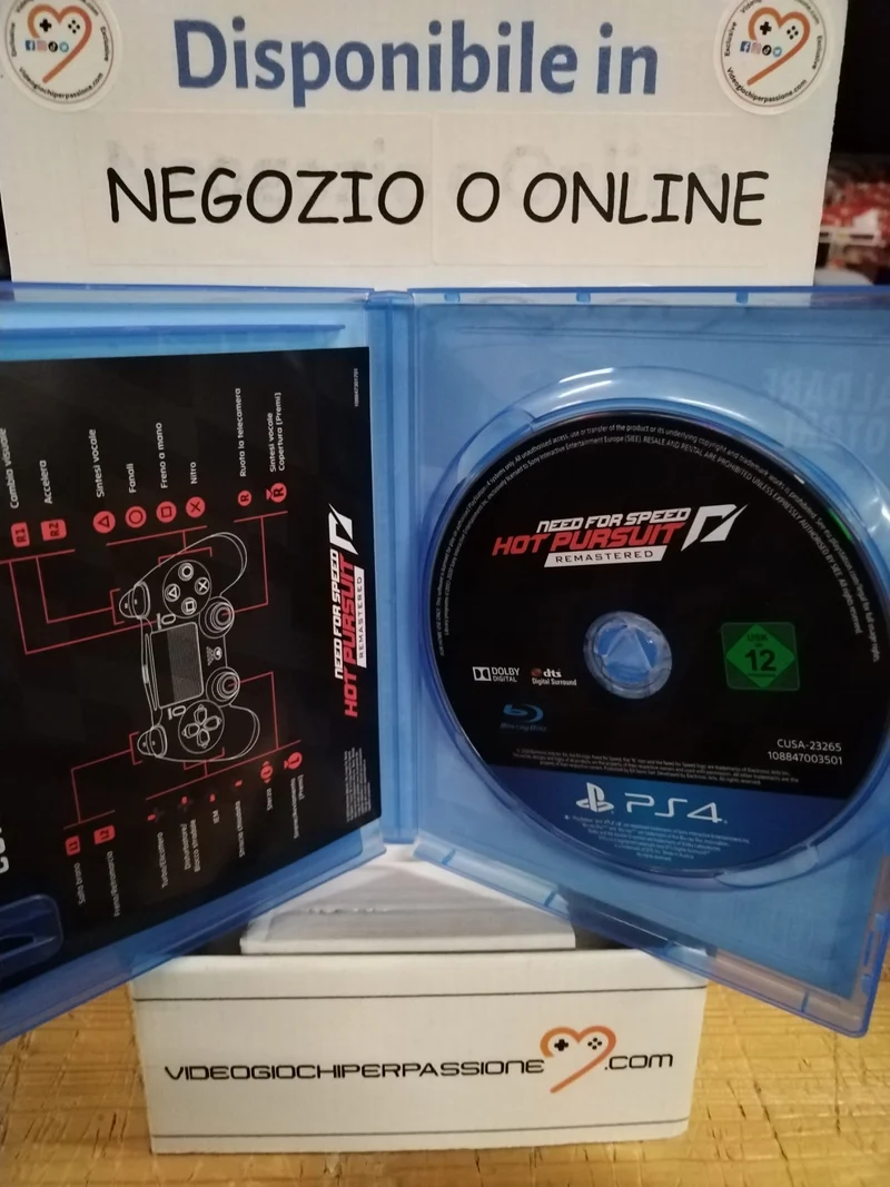 Need For Speed Hot Pursuit - Remastered PS4 (usato garantito)(ver. italiana)