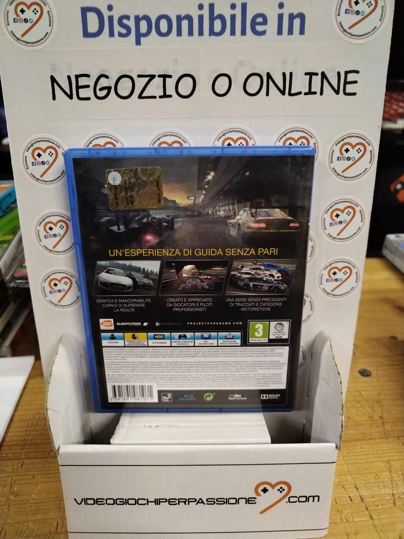 PROJECT CARS PS4 (usato garantito)(ver. italiana)
