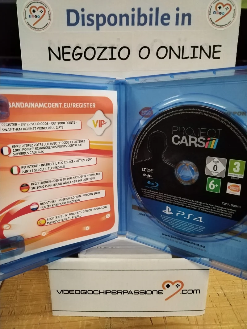 PROJECT CARS PS4 (usato garantito)(ver. italiana)