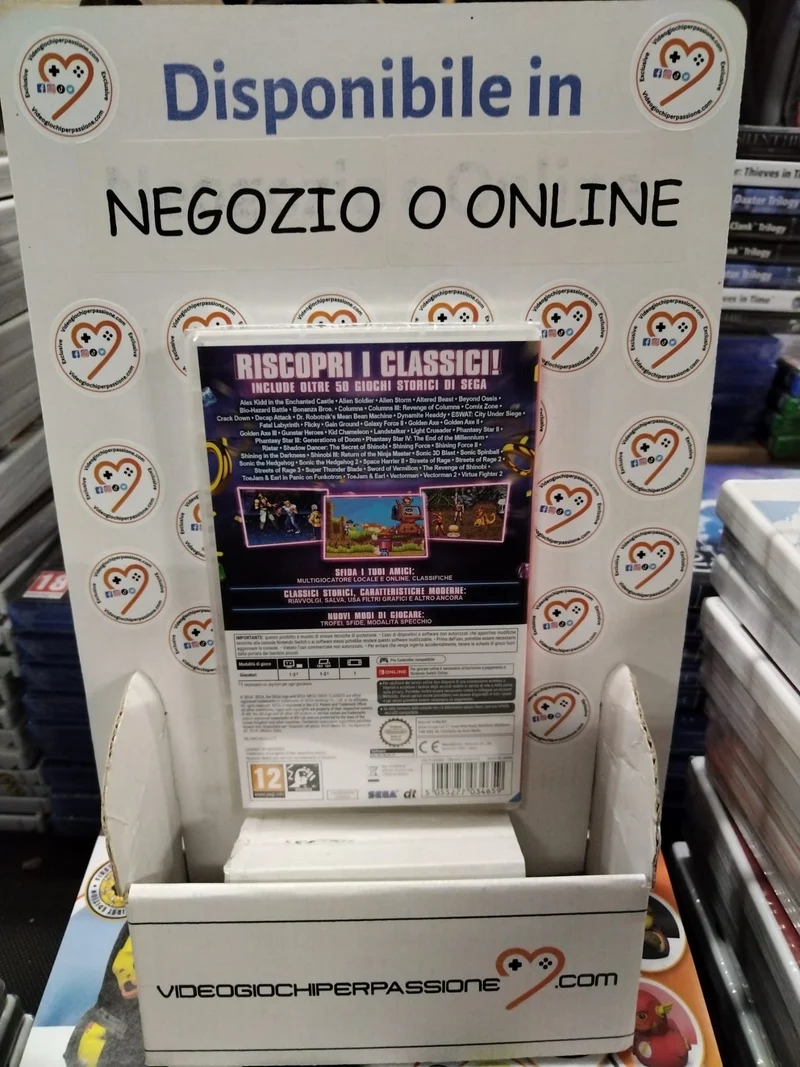 SEGA MEGA DRIVE CLASSIC NINTENDO SWITCH EDIZIONE ITALIANA