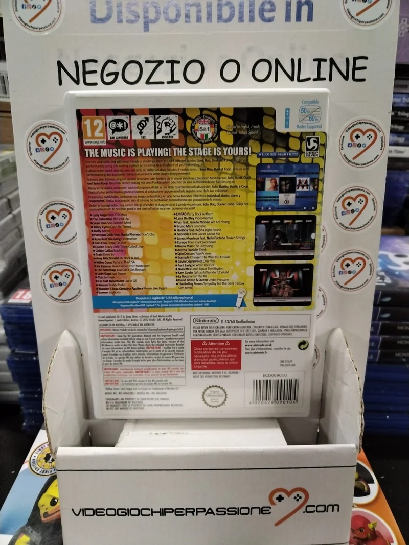 LET'S SING NINTENDO WII (usato garantito)