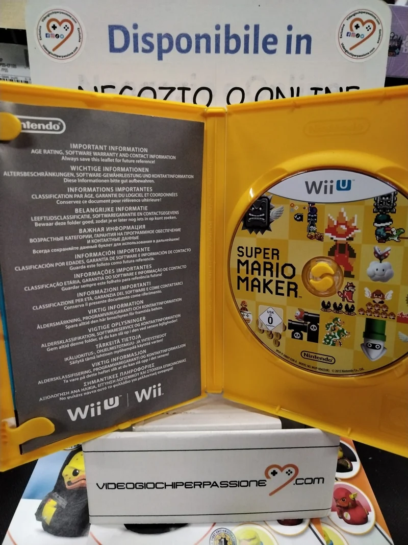 SUPER MARIO MAKER NINTENDO WIIU (usato garantito)