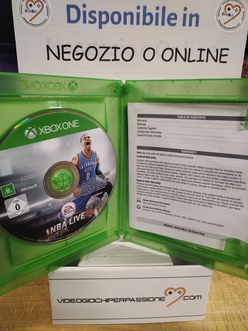 NBA LIVE 16 XBOX ONE (usato garantito)