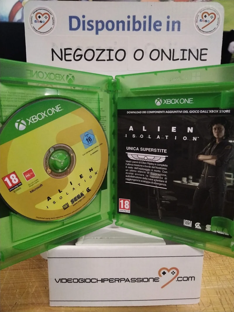 ALIEN ISOLATION edizione ripley - xbox one - (usato garantito)(ver. italiana)