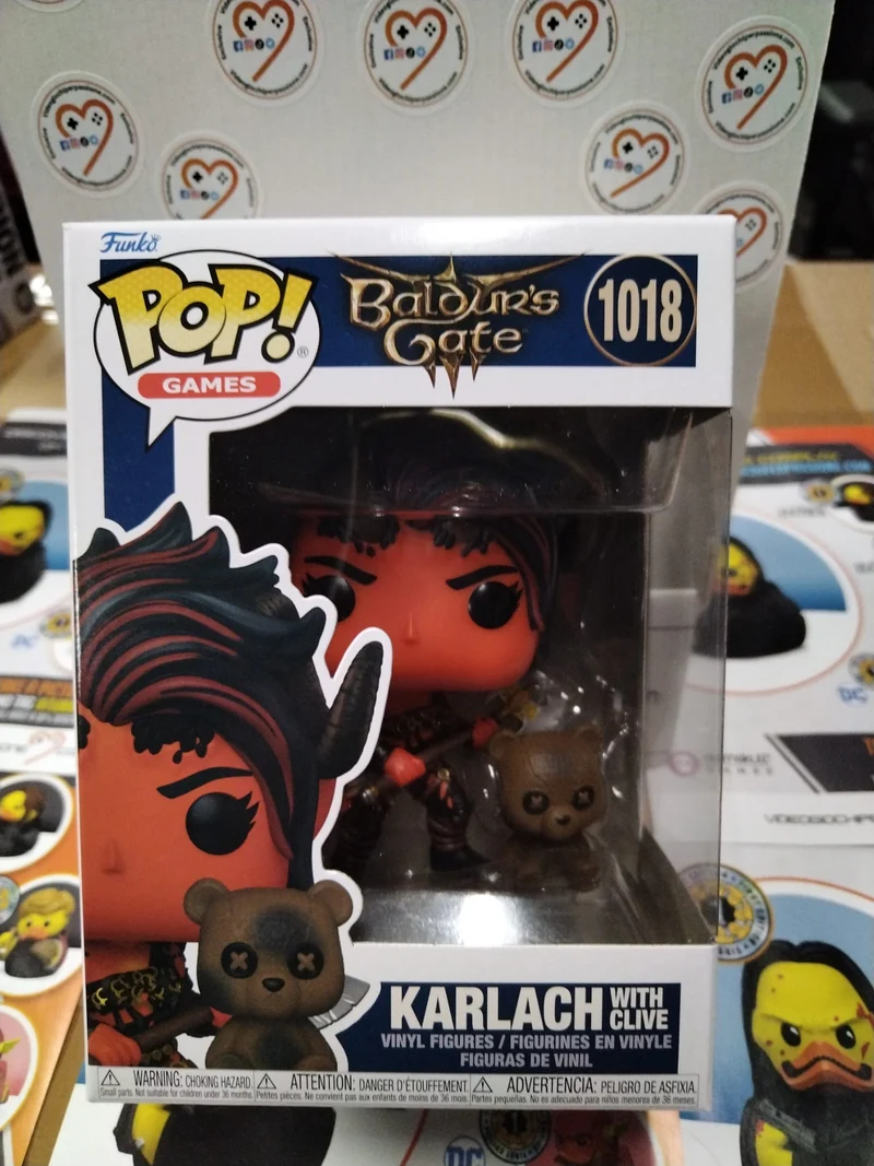 Funko POP! Baldur's Gate 3 - Astarion, Karlach With Clive, Shadowheart With Artifact