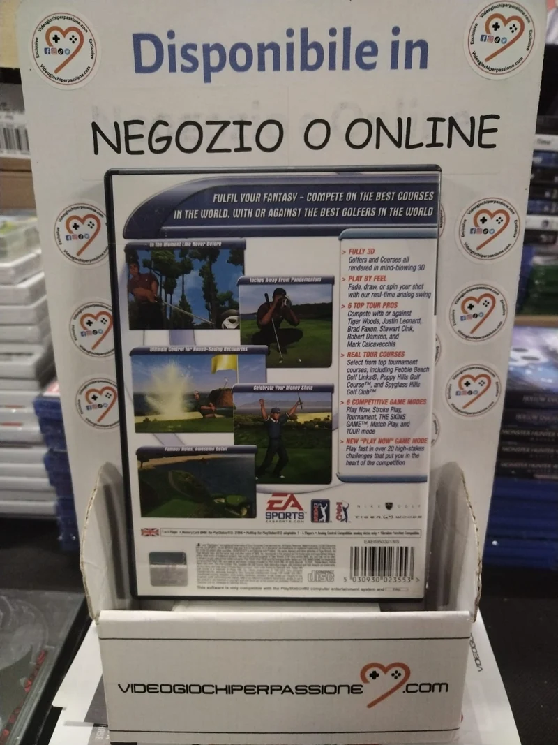 TIGER WOODS PGA TOUR 2001 PS2 (usato garantito)