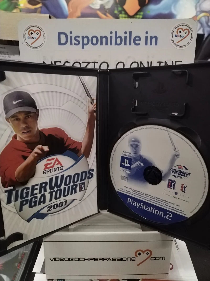 TIGER WOODS PGA TOUR 2001 PS2 (usato garantito)