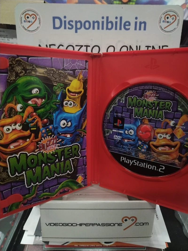 BUZZI JUNIOR MONSTER MANIA PS2 (usato garantito)