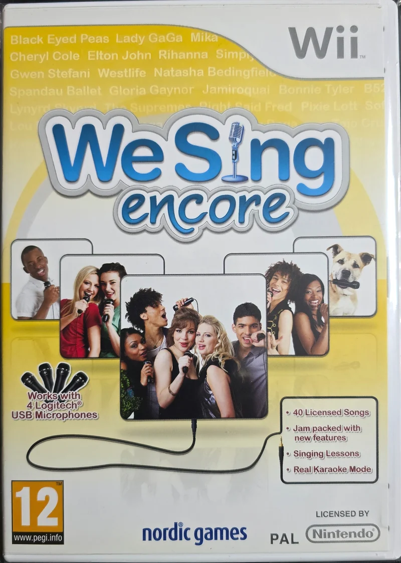 We Sing Encore – Nintendo Wii Music Karaoke Nordic Games