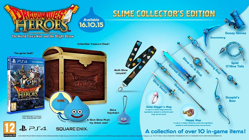 DRAGON QUEST HEROES COLLECTOR'S EDITION PLAYSTATION 4 EDIZIONE TEDESCA