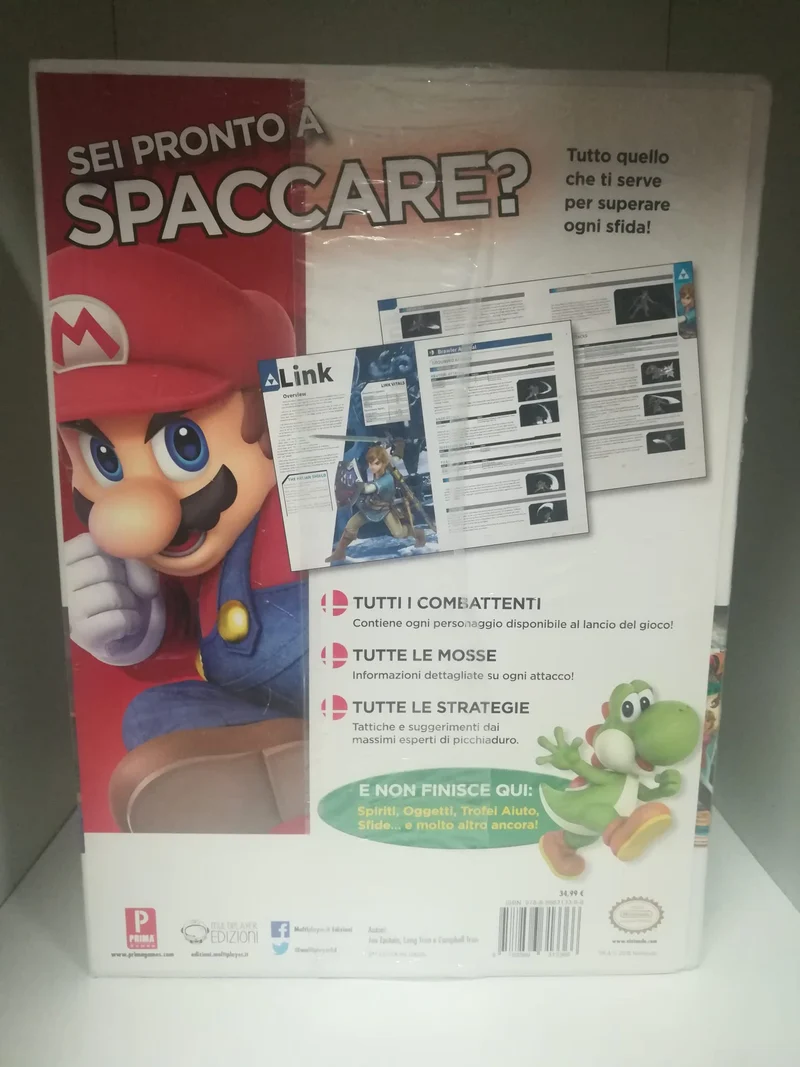 SUPER SMASH BROS ULTIMATE COPERTINA RIGIDA GUIDA UFFICIALE ITALIANA