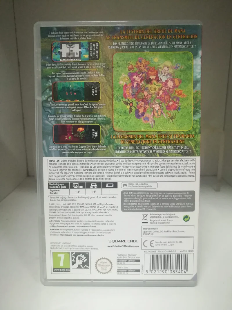 COLLECTION OF MANA NINTENDO SWITH (versione italiana)(usato garantito)