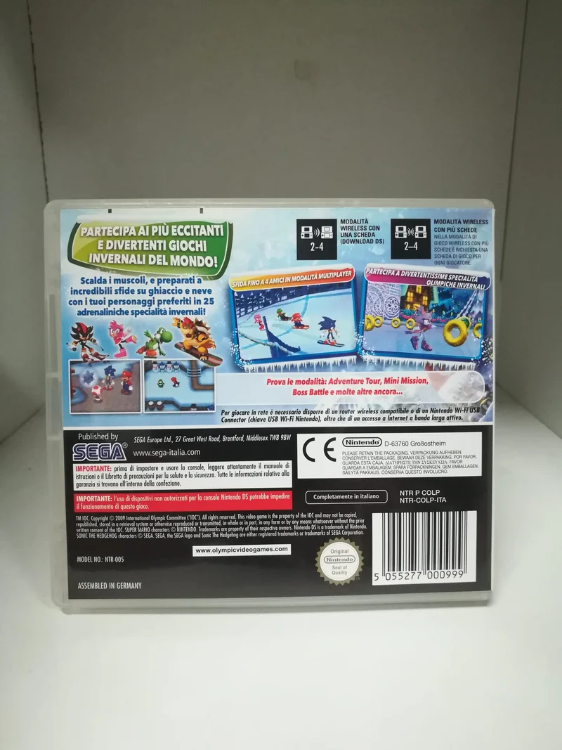 MARIO E SONIC AI GIOCHI OLIMPICI INVERNALI NINTENDO DS (usato garantito)