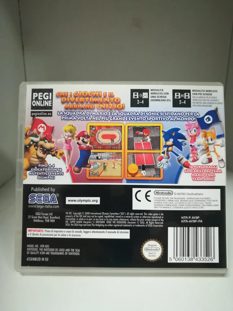 MARIO E SONIC AI GIOCHI OLIMPICI NINTENDO DS (usato garantito)