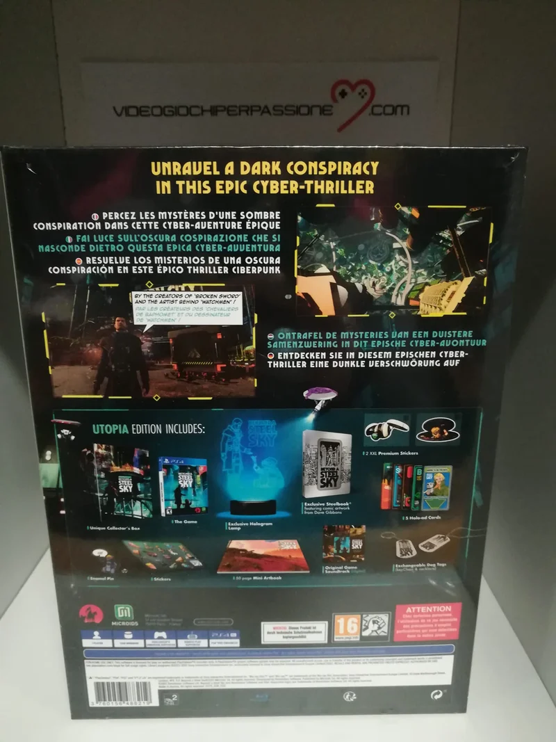 BEYOND A STEEL SKY - Utopia Edition - Playstation 4 Edizione Europea