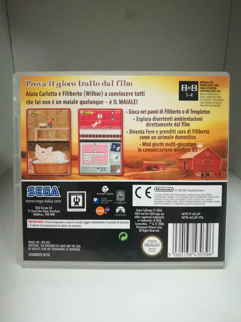 LA TELA DI CARLOTTA NINTENDO DS (versione italiana -usato garantito)