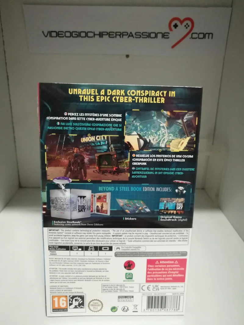BEYOND A STEEL SKY - Limited - Nintendo Switch EDIZIONE EUROPEA
