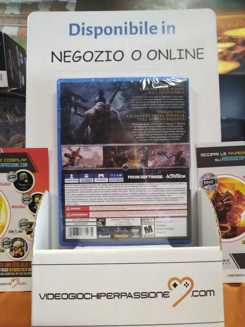 Sekiro Shadows Die Twice Playstation 4 GAME THE YEAR EDITION (Edizione americana)