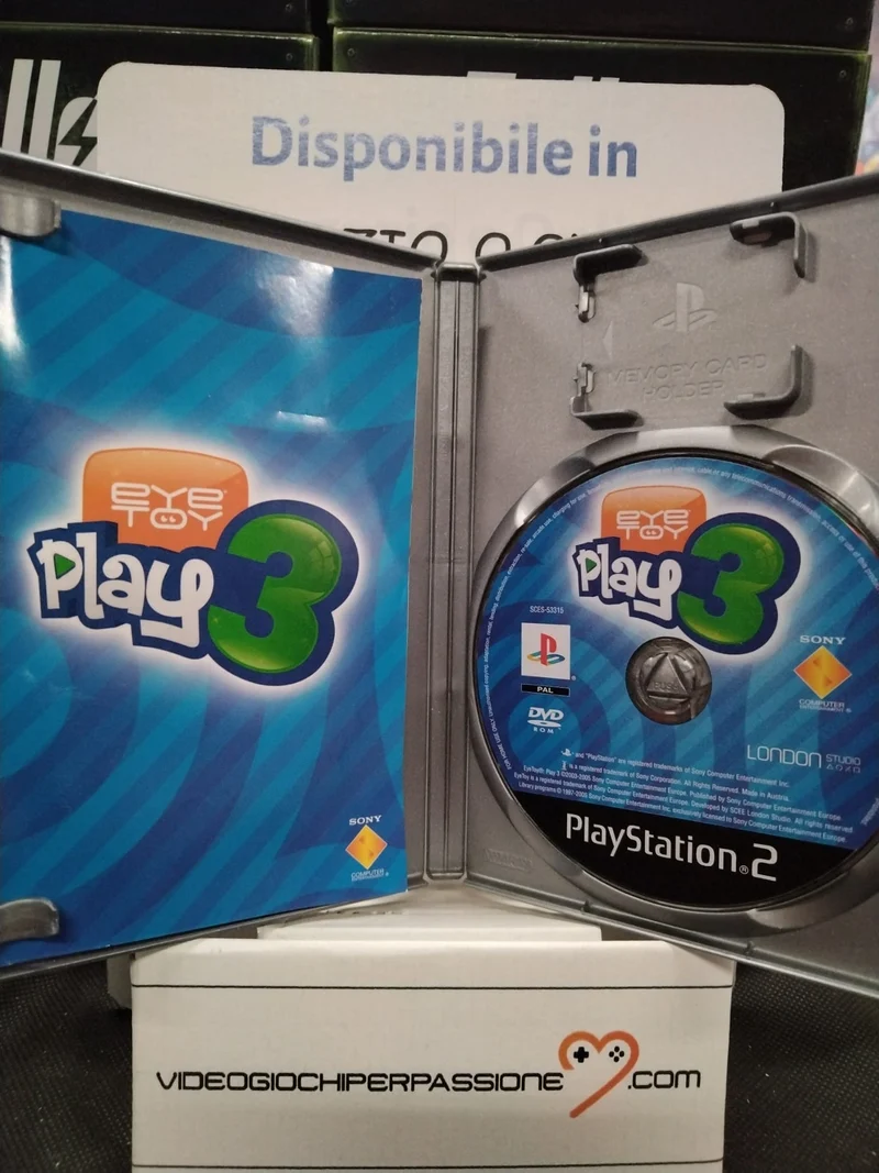 EYE TOY: PLAY 3 PS2 (usato garantito)