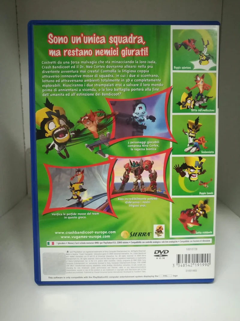 CRASH TWINSANITY PS2 (usato garantito)