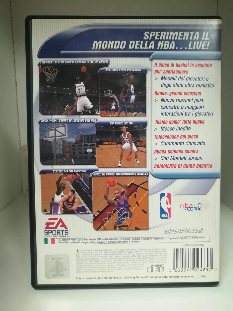 NBA LIVE 2001 PS2 (usato garantito)