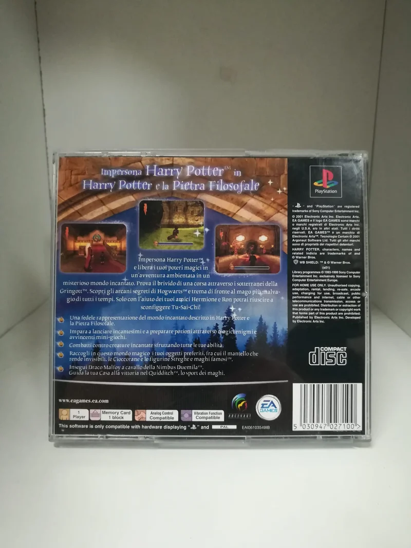 HARRY POTTER E LA PIETRA FILOSOFALE PS1 (usato garantito)