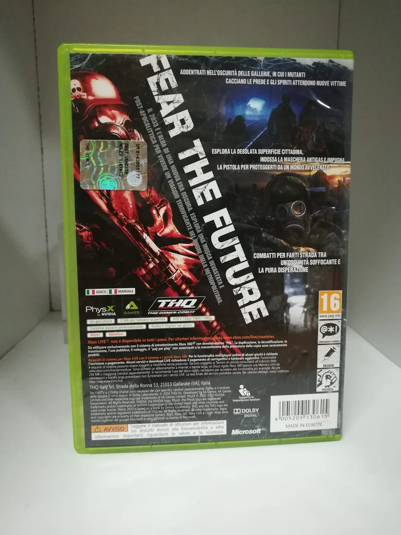 METRO 2033 XBOX 360 (usato garantito)
