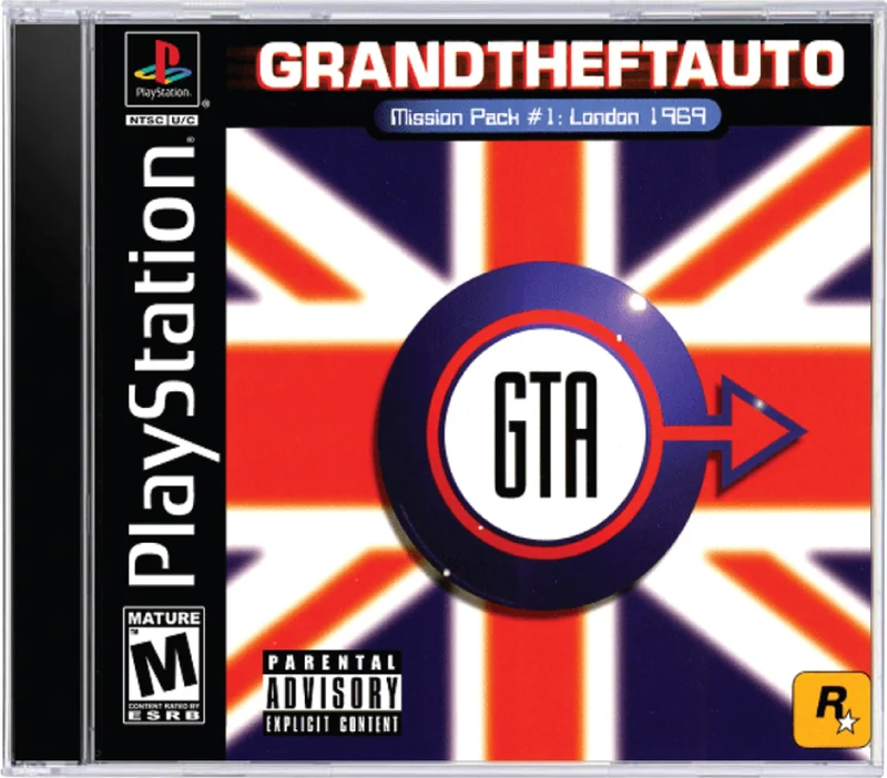 Grand Theft Auto GTA Mission Pack #1 London - Sony PlayStation 1 (PS1)