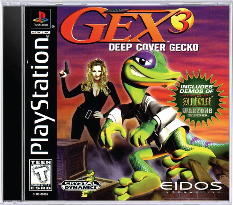 Gex 3 Deep Cover Gecko - Sony PlayStation 1 (PS1)