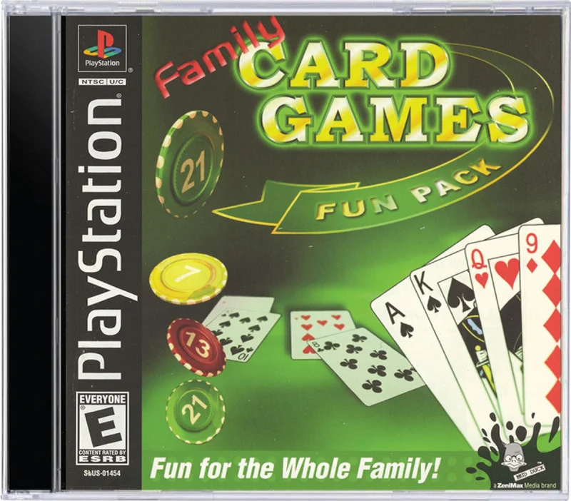 Family Card Games Fun Pack - Sony PlayStation 1 (PS1)
