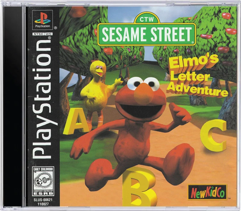 Elmo's Letter Adventure - Sony PlayStation 1 (PS1)