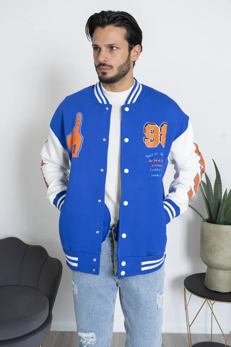 Felpa Uomo College Varsity ''98'' Art. Fe145