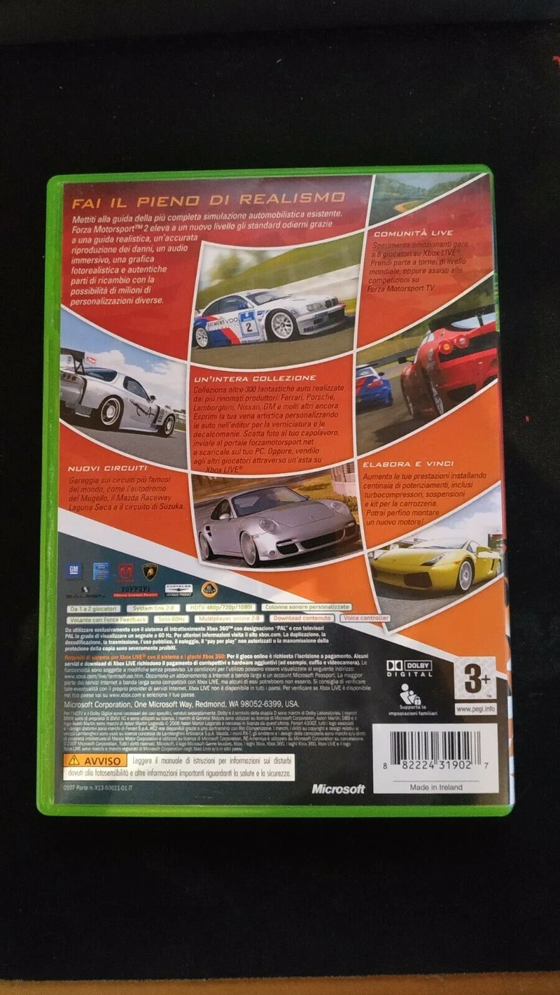 FORZA 2 MOTORSPORT XBOX 360 (usato garantito)