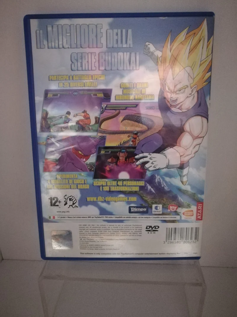 DRAGON BALL Z INFINITE WORLD PS2 (usato manca il manuale )