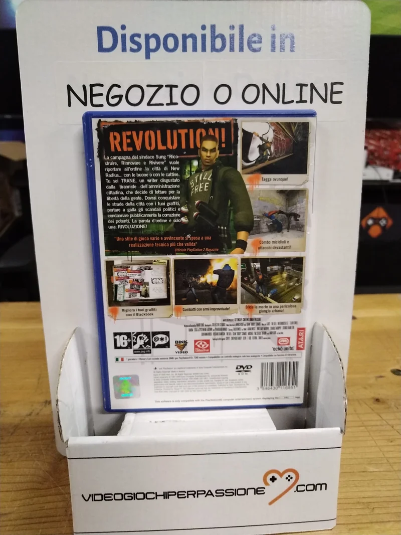MARC ECKO'S GETTING UP PS2 (usato garantito)(versione italiana)