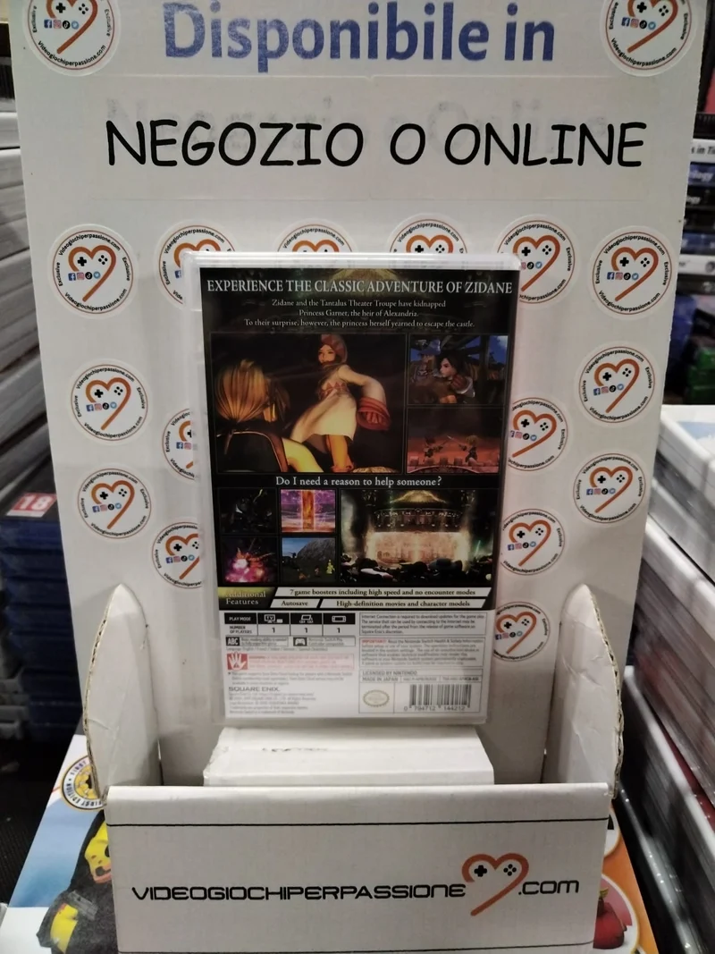 Final Fantasy IX Nintendo Switch Edizione Asiatica (I,F,G,S,E)