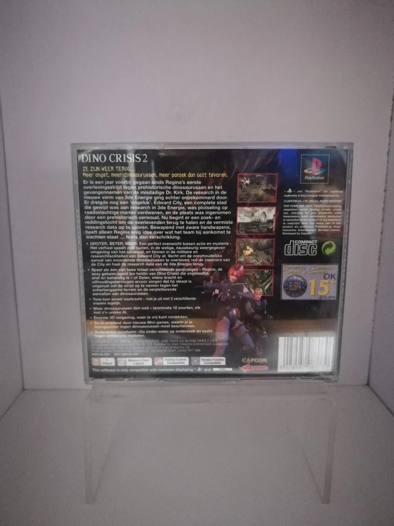 DINO CRISIS 2 PS1 (usato garantito)(manca la prima copertina)