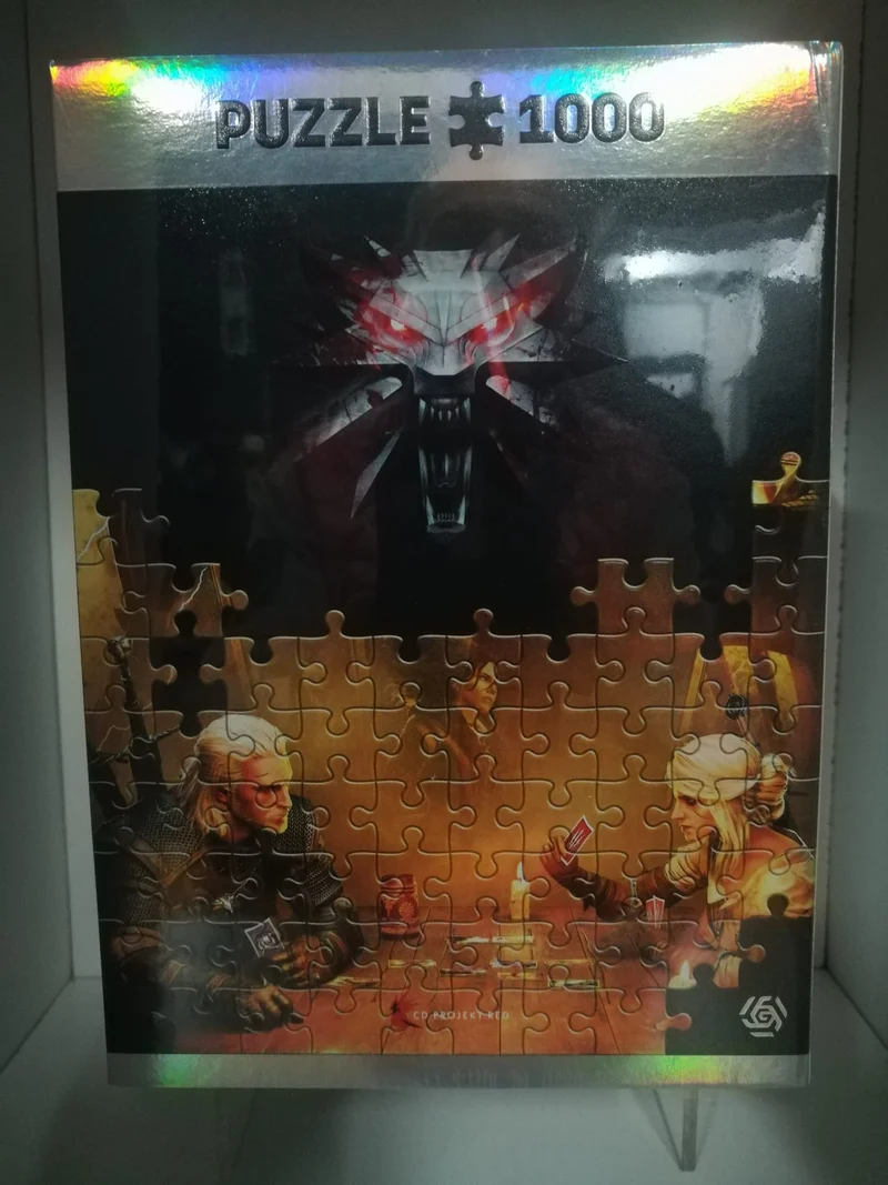 PUZZLE 1000 P.- THE WITCHER +POSTER+BEG COTTONE