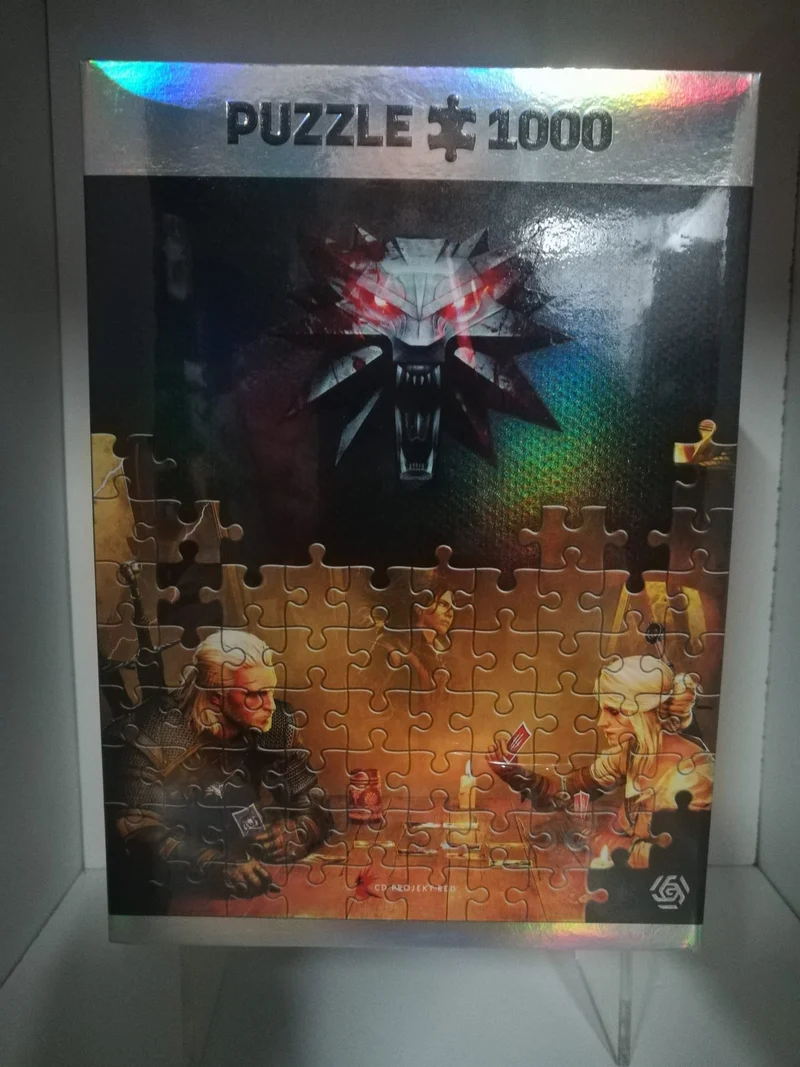 PUZZLE 1000 P.- THE WITCHER +POSTER+BEG COTTONE