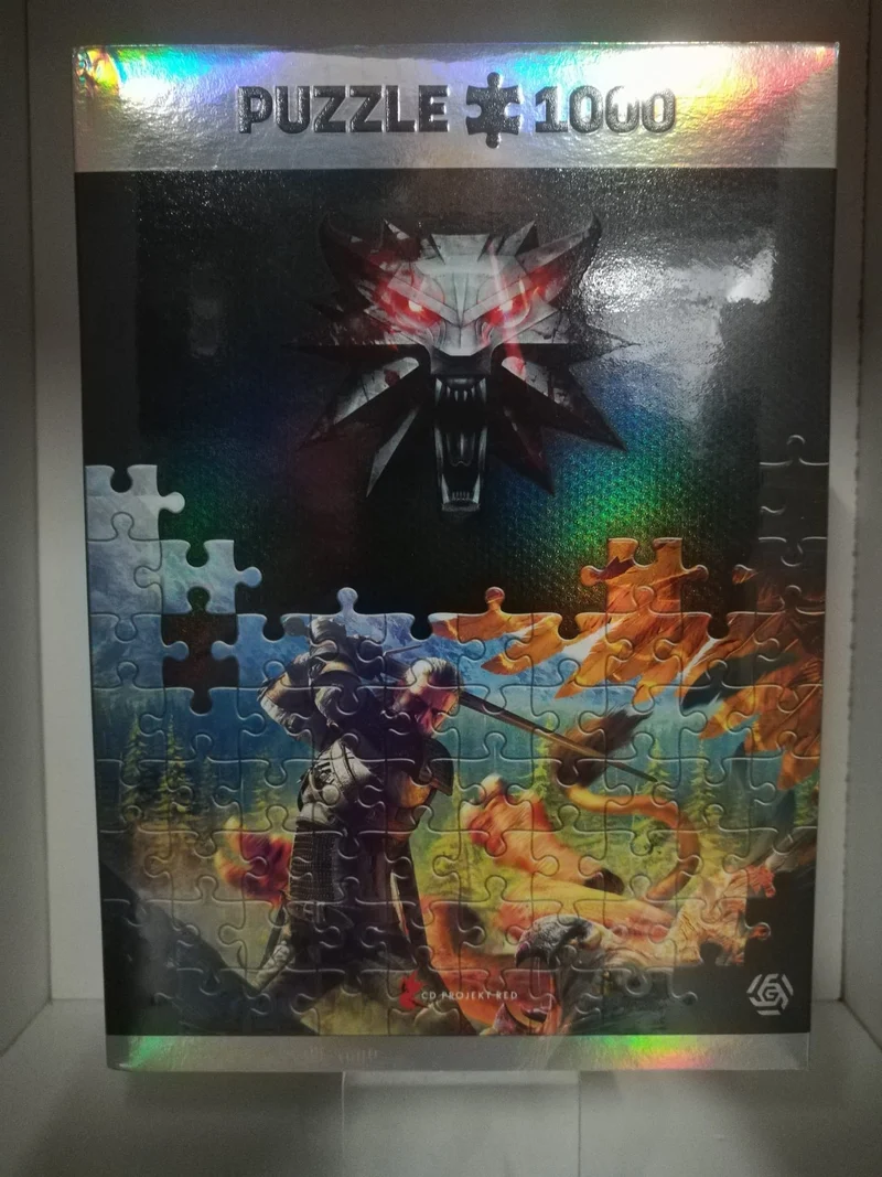 PUZZLE 1000 P. - THE WITCHER + POSTER+BEG COTTONE
